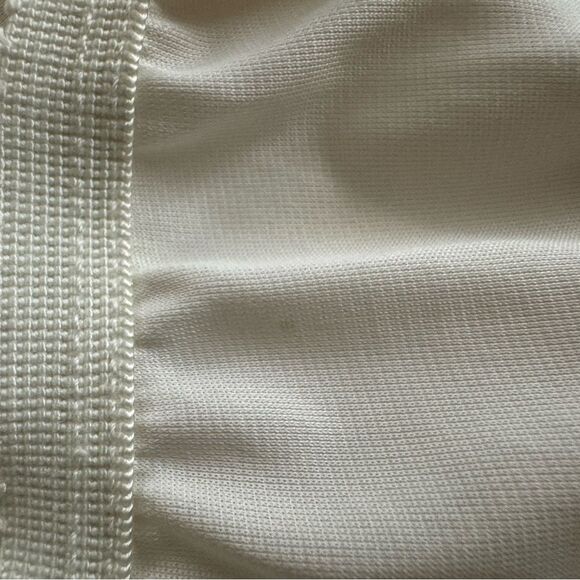 VTG Opalaire Cream Lace Long Half Slip Size L - Picture 6 of 10